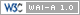 Level A conformance icon, W3C-WAI Web Content Accessibility Guidelines 1.0