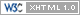 W3C Valid XHTML 1.0 Transitional